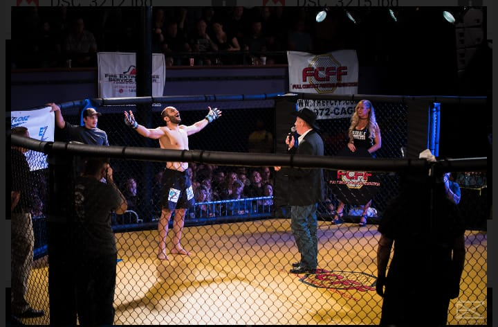 MMA coaching session