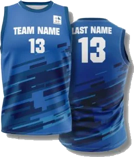 Dash custom volleyball jersey, front and back