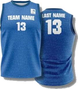 Runes custom volleyball jersey, front and back