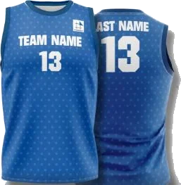 Stars custom volleyball jersey, front and back