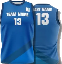 Stripe Split custom volleyball jersey, front and back