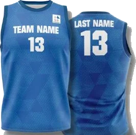 TriTone custom volleyball jersey, front and back