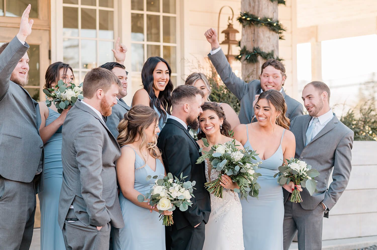 Wedding photo at The Sablewood — Gabby & Pete