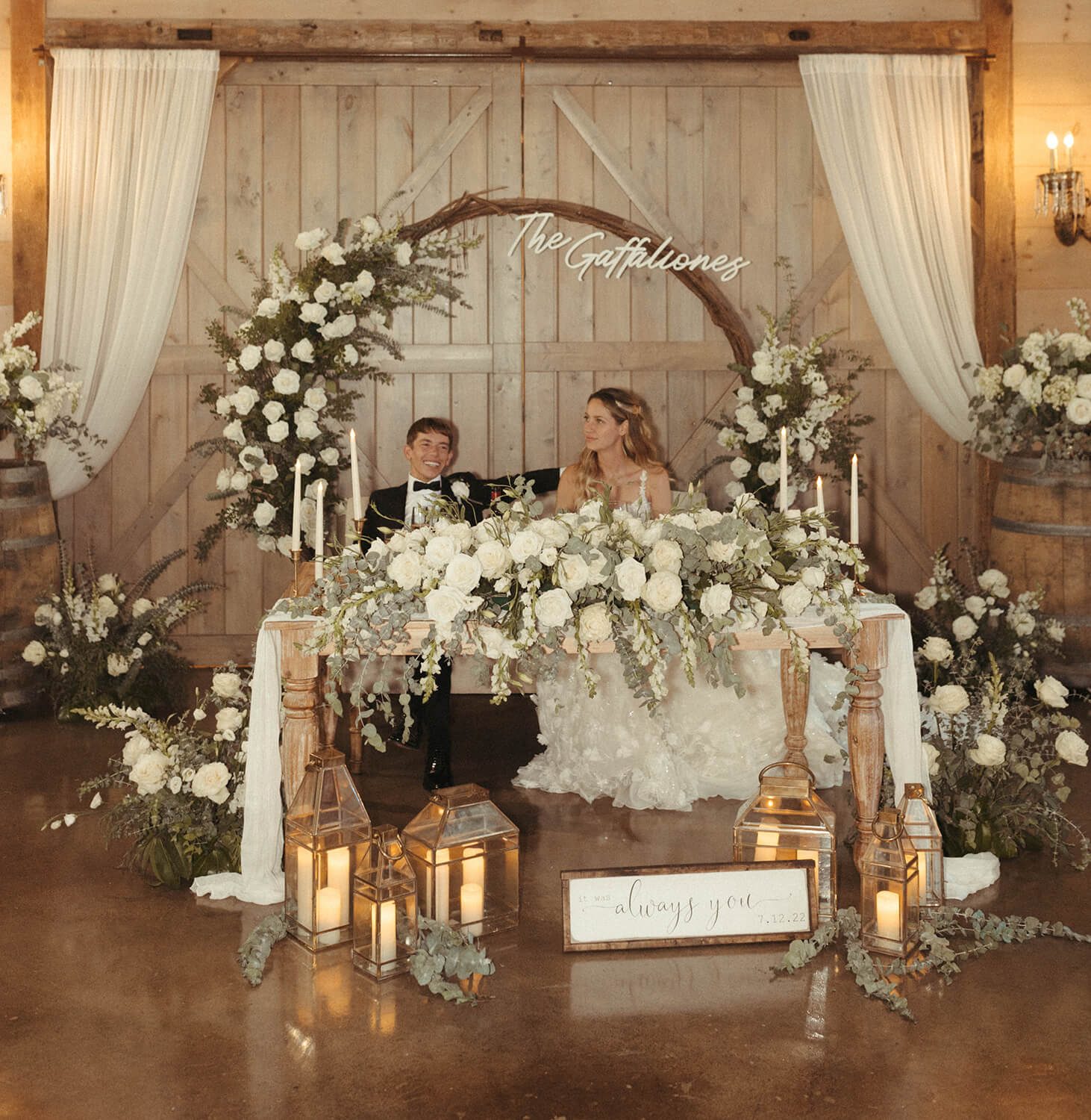 Wedding photo at The Sablewood — Tyler & Cassidy