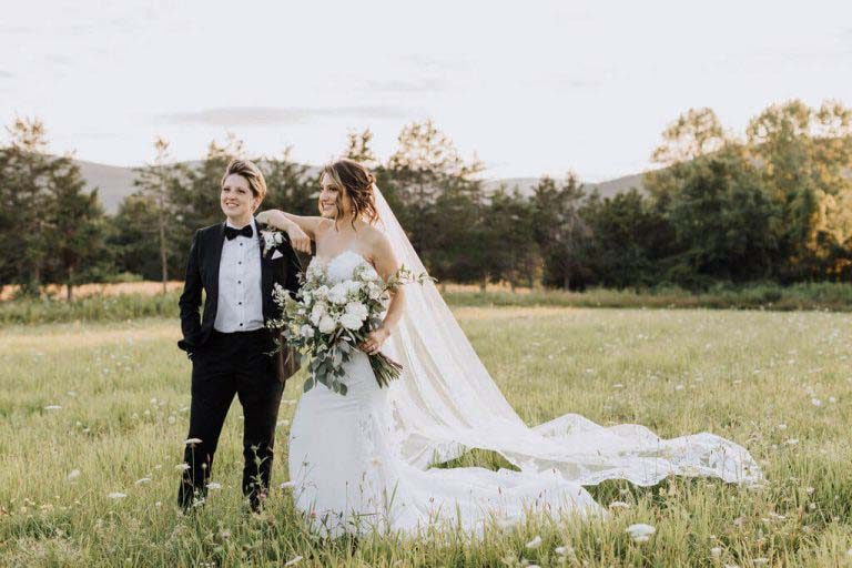 Wedding photo at The Sablewood — Pamela & Amberly