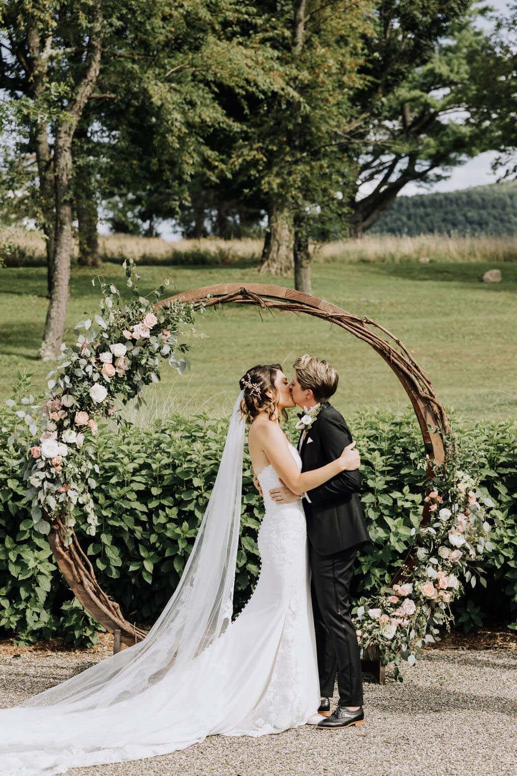 Wedding photo at The Sablewood — Pamela & Amberly