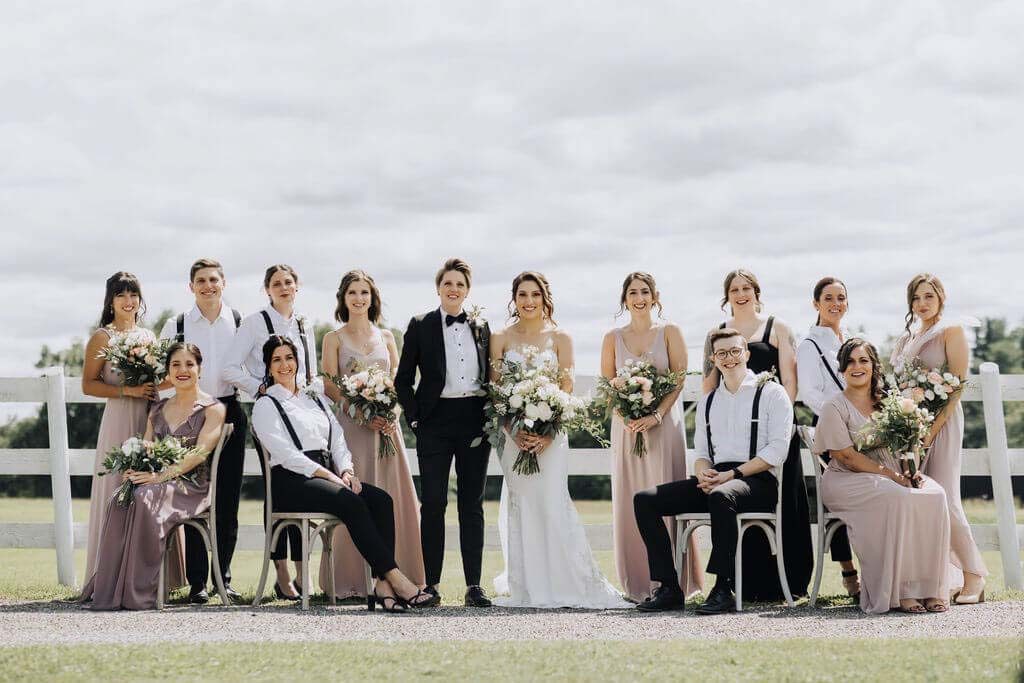 Wedding photo at The Sablewood — Pamela & Amberly