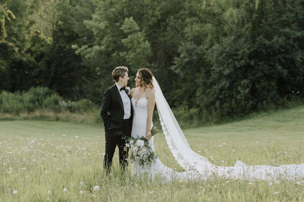 Wedding photo at The Sablewood — Pamela & Amberly
