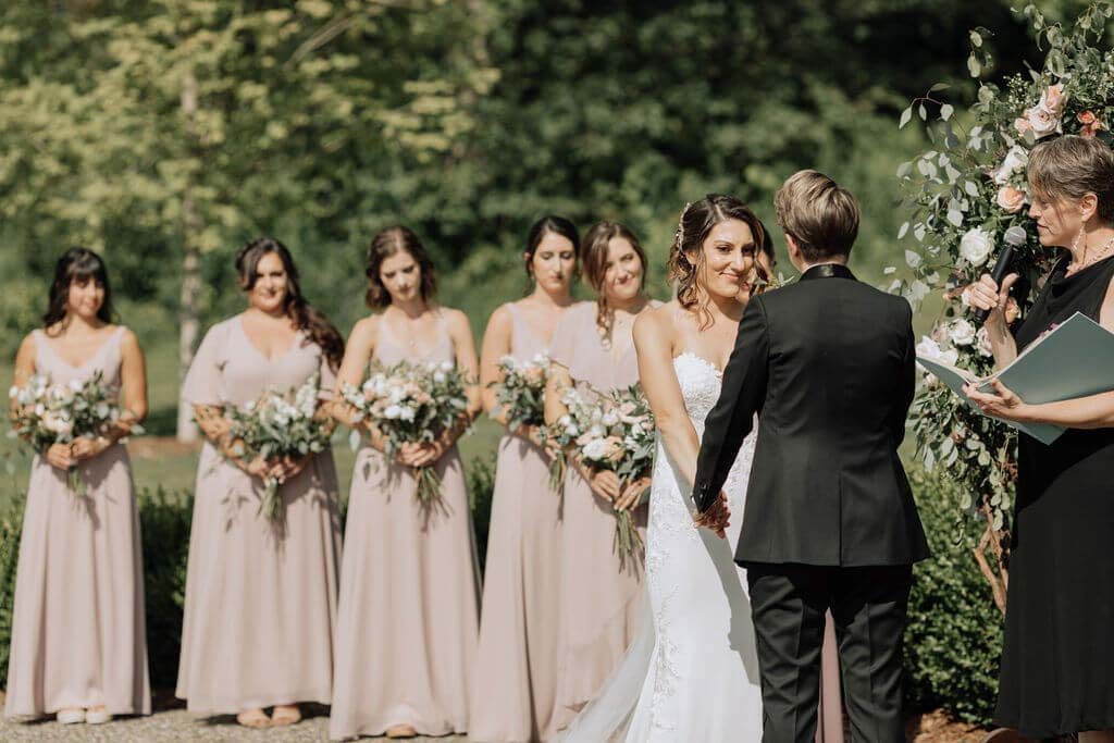 Wedding photo at The Sablewood — Pamela & Amberly