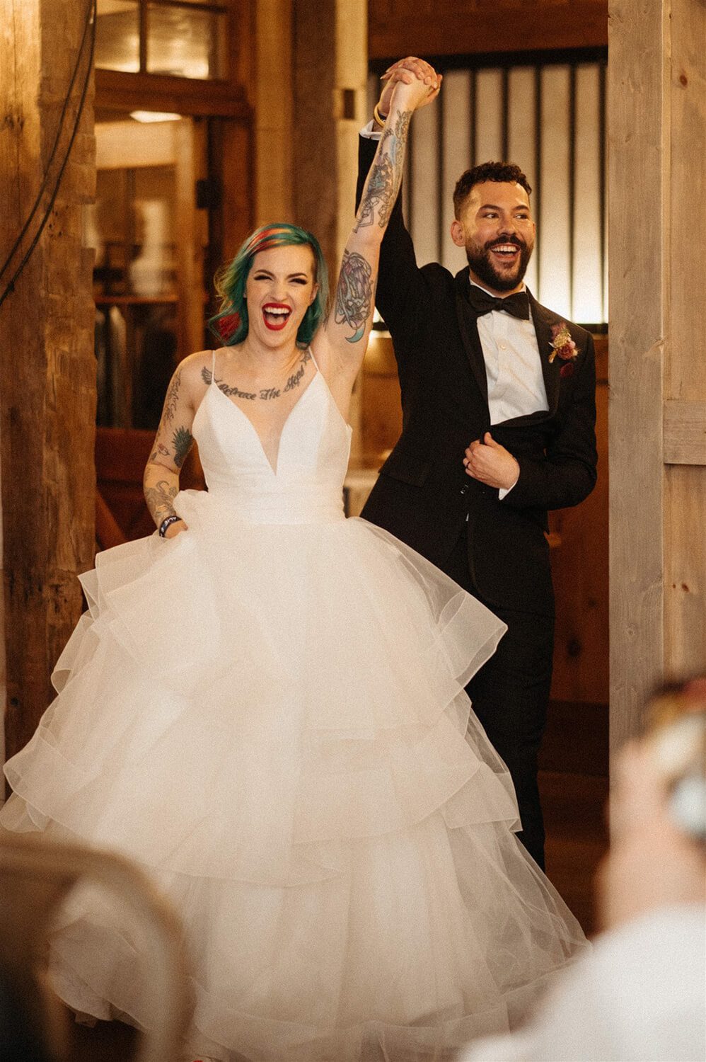 Wedding photo at The Sablewood — Allie & Nick