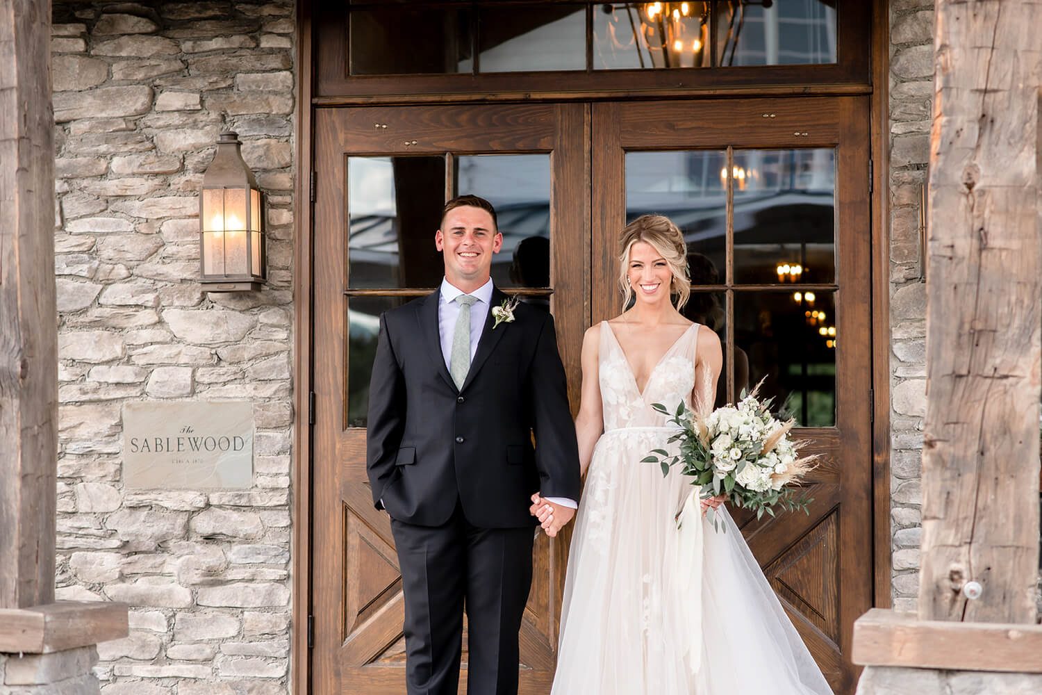 Wedding photo at The Sablewood — Brianna & Michael