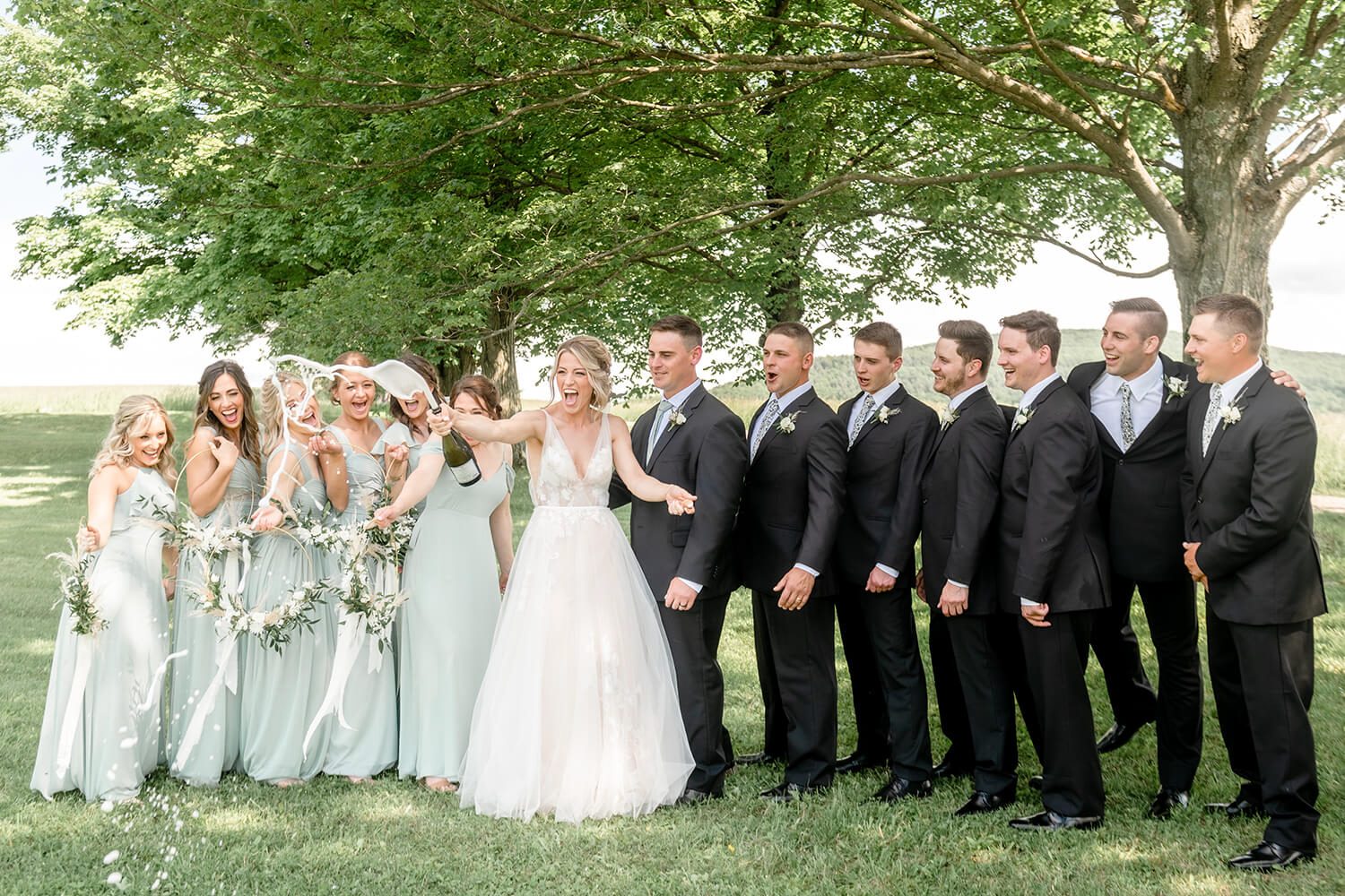 Wedding photo at The Sablewood — Brianna & Michael