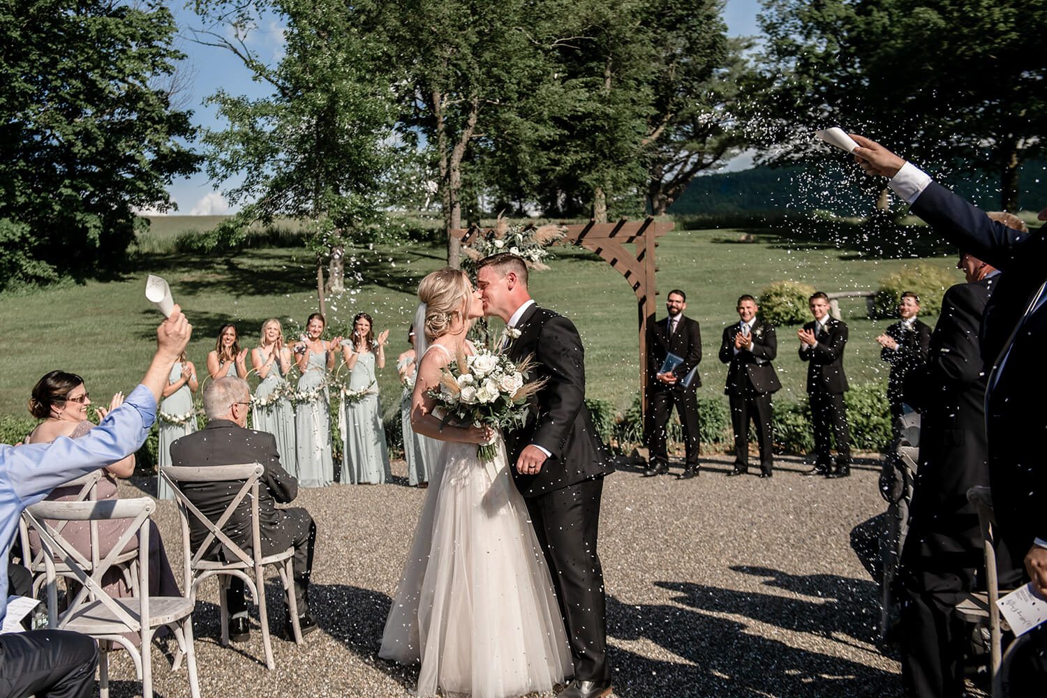 Wedding photo at The Sablewood — Brianna & Michael