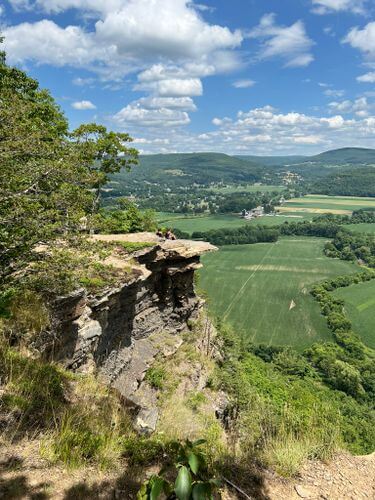 Vroman's Nose Hiking Trail — View from Summit, Summer