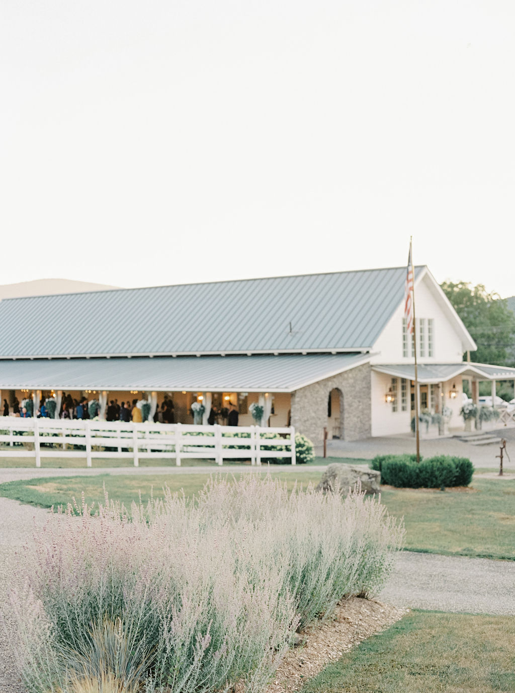 The Sablewood barn surrounded by Catskill Mountain scenery